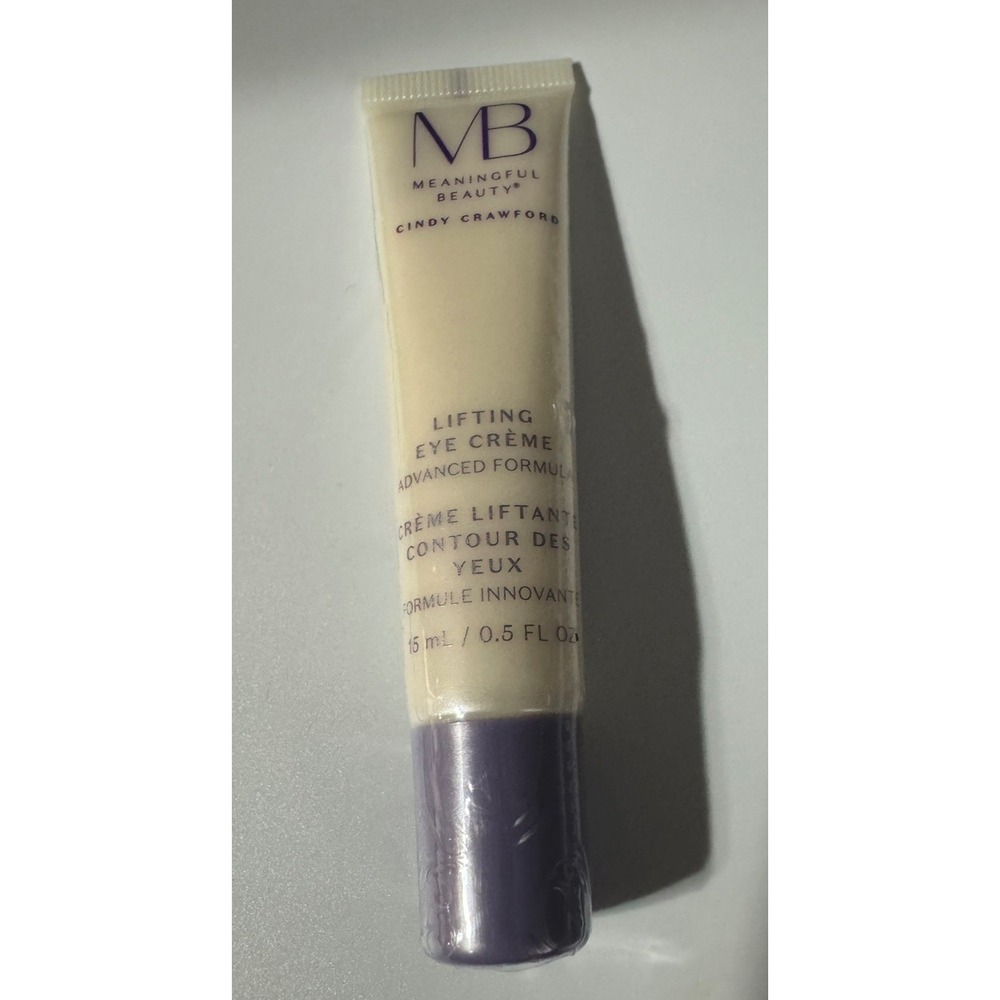 Meaningful Beauty Lifting Eye Creme Cream Advanced Formula - .5 OZ - New SEALED - Picture 4 of 8